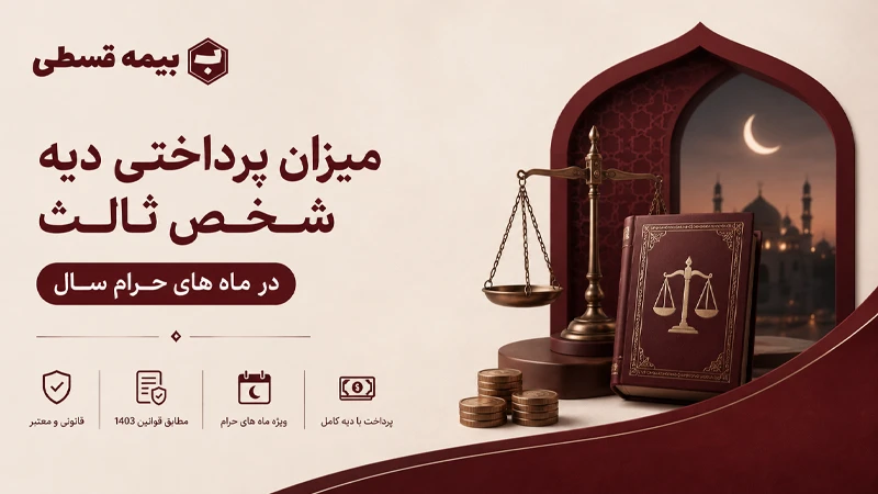 میزان پرداختی دیه شخص ثالث در ماه های حرام سال